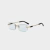 Rimless Sunglasses Rectangle Fashion Popular Women Men - Image 6