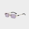 Rimless Sunglasses Rectangle Fashion Popular Women Men - Image 5