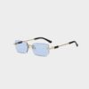 Rimless Sunglasses Rectangle Fashion Popular Women Men - Image 4